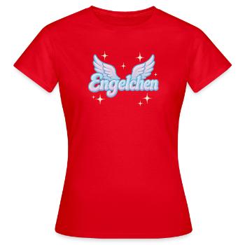 Little Angel / Y2K Statement Nickname Design - Women's T-Shirt - red - Front - AI Model Female 172 dark (172cm)