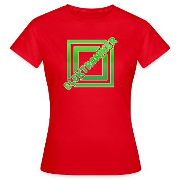 Métier Technicien en électronique - T-shirt Femme - rouge - Devant - AI Model Female 172 dark (172cm)