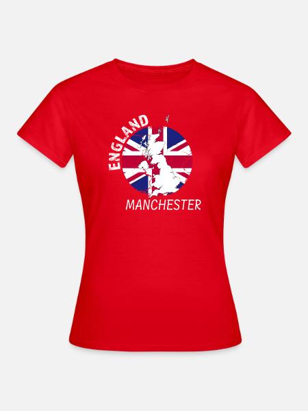 Manchester - Frauen T-Shirt - Rot