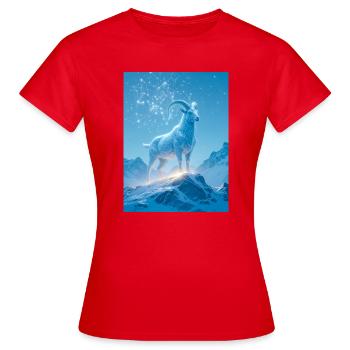 Uralter kosmischer Wächter steigt auf - Frauen T-Shirt - Rot - Vorne - AI Model Female 172 dark (172cm)