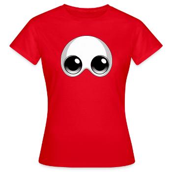 Visage - T-shirt Femme - rouge - Devant - AI Model Female 172 dark (172cm)