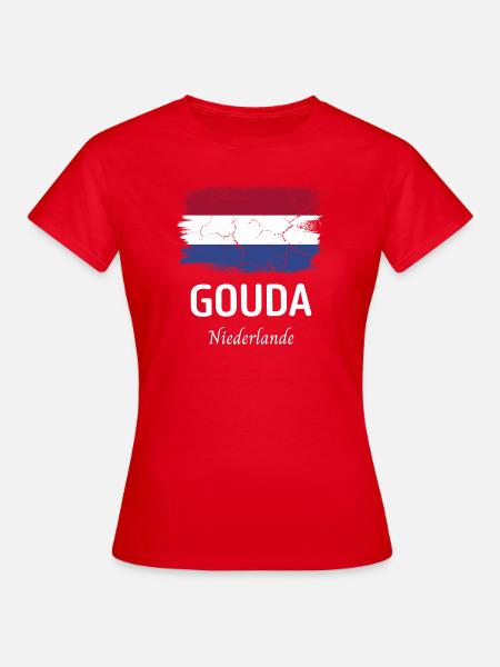 Gouda - Frauen T-Shirt - Rot