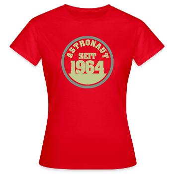 1964 1964 - T-shirt Femme - rouge - Devant - AI Model Female 172 dark (172cm)