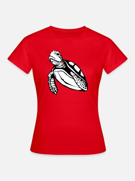 Turtle Turtles T-shirt Gift - Women's T-Shirt - red