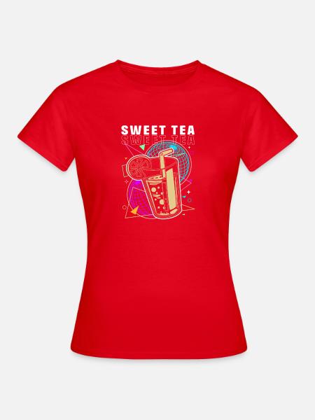 Chai Tee Sweet Tea - Frauen T-Shirt - Rot