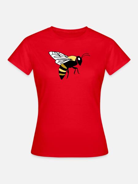 Biene Honigbiene Imker Geschenk - Frauen T-Shirt - Rot