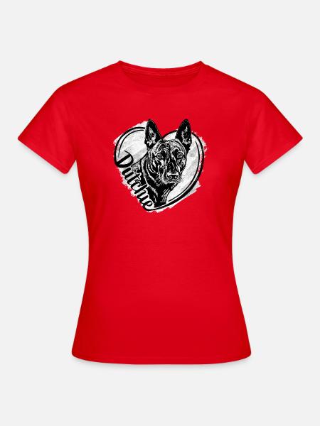Dutch Shepherd – Dutchie - Frauen T-Shirt - Rot