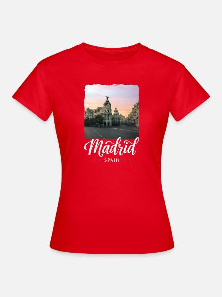 Madrid - Frauen T-Shirt - Rot
