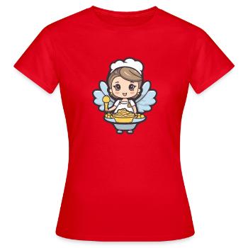 Pâtisserie Fée Cuisson Cuisson - T-shirt Femme - rouge - Devant - AI Model Female 172 dark (172cm)