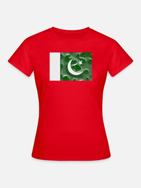 Pakistan Pakistan - Frauen T-Shirt - Rot