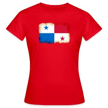 Panama als Panama - Frauen T-Shirt - Rot - Vorne - AI Model Female 172 dark (172cm)