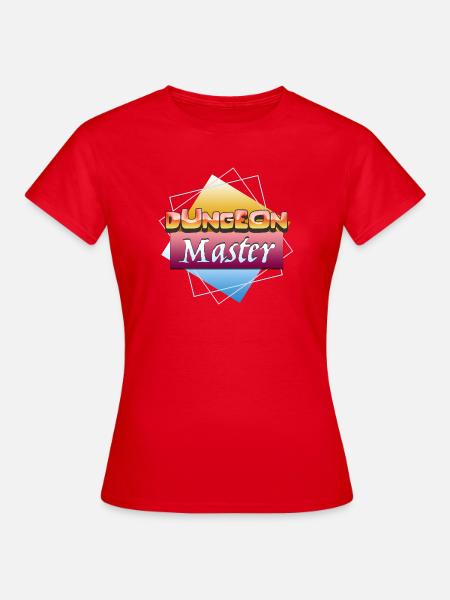 Retro Dungeon Masters Spieldesign-Meister - Frauen T-Shirt - Rot