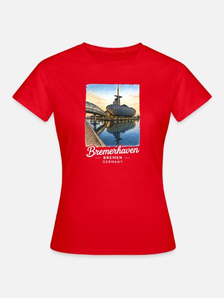 Bremerhaven - Frauen T-Shirt - Rot