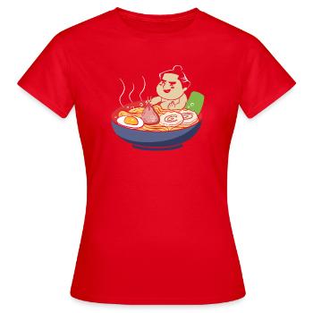 sumo - Women's T-Shirt - red - Front - AI Model Female 172 dark (172cm)