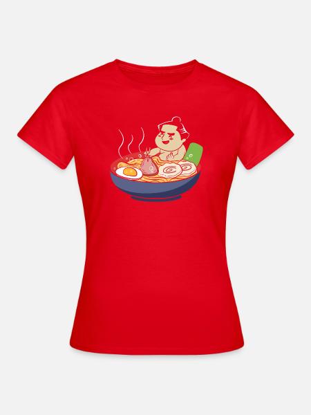 Sumo - Frauen T-Shirt - Rot