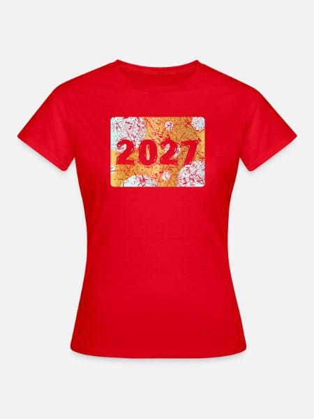 2027 - Frauen T-Shirt - Rot