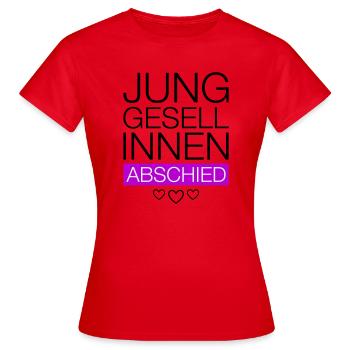 Hélice d’adieu Féle - T-shirt Femme - rouge - Devant - AI Model Female 172 dark (172cm)