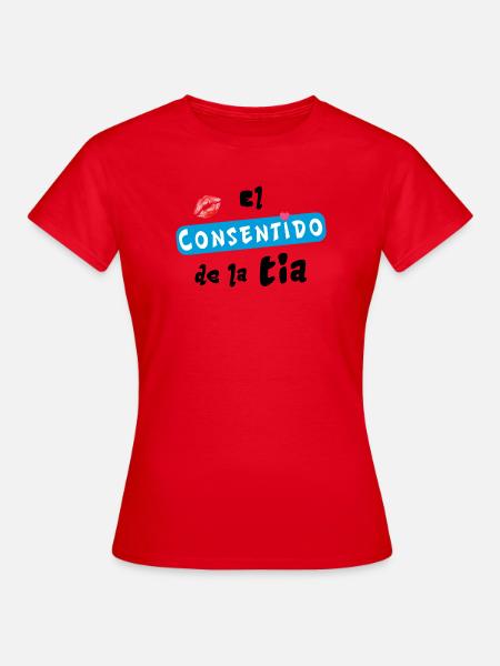 Tante wird verwöhnt - Frauen T-Shirt - Rot