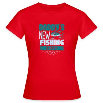 Pêcheurs Pêcheurs Pêcheurs Pêcheurs Pêcheurs Sportifs - T-shirt Femme - rouge - Devant - AI Model Female 172 dark (172cm)
