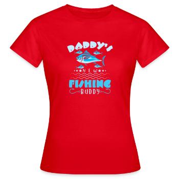 Pêcheurs Pêcheurs Pêcheurs Pêcheurs Pêcheurs Sportifs - T-shirt Femme - rouge - Devant - AI Model Female 172 dark (172cm)
