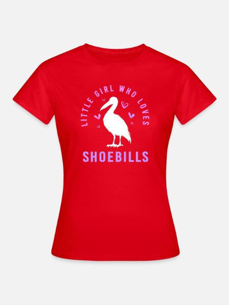 Schuhschnabel - Frauen T-Shirt - Rot