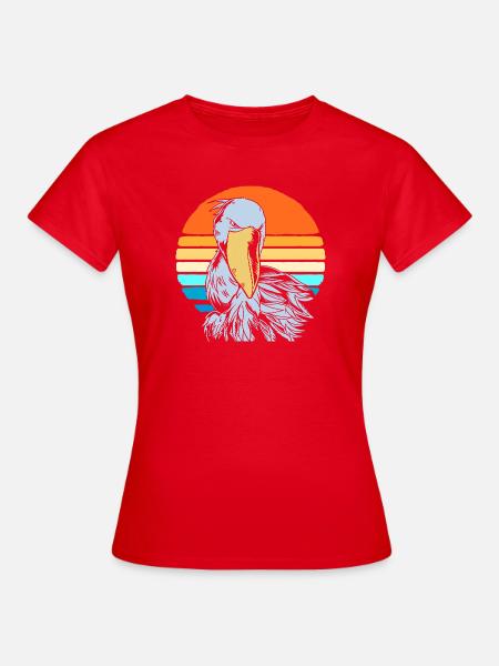 Schuhschnabel - Frauen T-Shirt - Rot