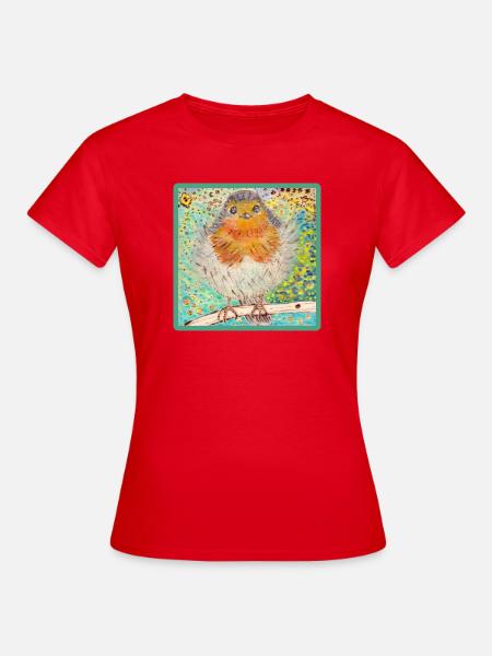 Robin - T-shirt Femme - rouge