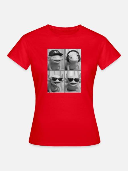 Axolotl - Frauen T-Shirt - Rot
