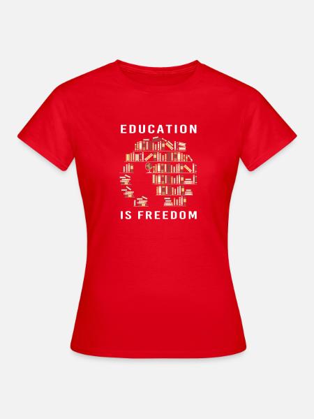 Black History Month Black-power - Frauen T-Shirt - Rot