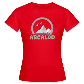 Trekking Arcalod - Women's T-Shirt - red - Front - AI Model Female 172 dark (172cm)