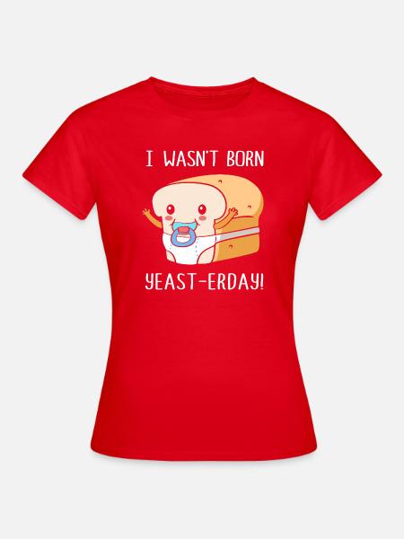 Bäcker Bäckerin Backen - Frauen T-Shirt - Rot