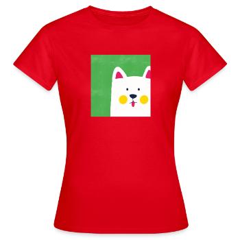 Hundefreund - Frauen T-Shirt - Rot - Vorne - AI Model Female 172 dark (172cm)