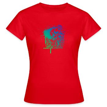 Roadbike Liebe zum Anziehen - Frauen T-Shirt - Rot - Vorne - AI Model Female 172 dark (172cm)