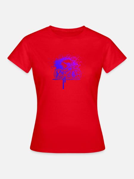 Roadbike Stil für jeden Anlass - Frauen T-Shirt - Rot