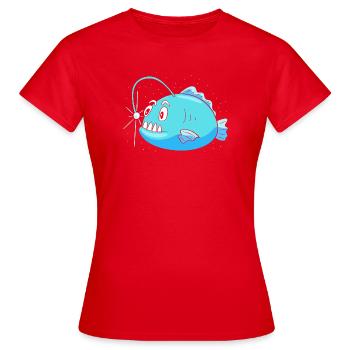 Frogfish - Women's T-Shirt - red - Front - AI Model Female 172 dark (172cm)
