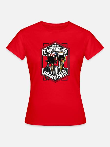 Hooks Hooks Cycling - Frauen T-Shirt - Rot