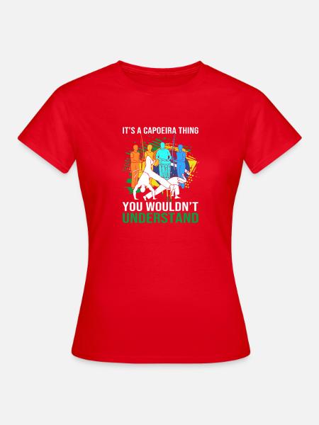 Capoeira - Frauen T-Shirt - Rot