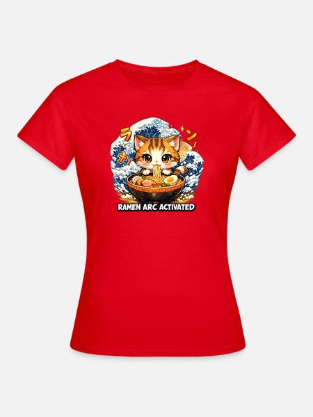 Ramen Anime Arc Activated - Frauen T-Shirt - Rot