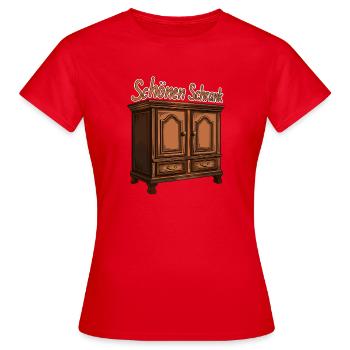 Schönen Schrank (Schönen Dank) - Frauen T-Shirt - Rot - Vorne - AI Model Female 172 dark (172cm)