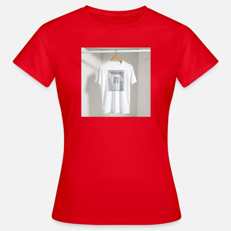 Framed Reflection Tee - Women's T-Shirt - red