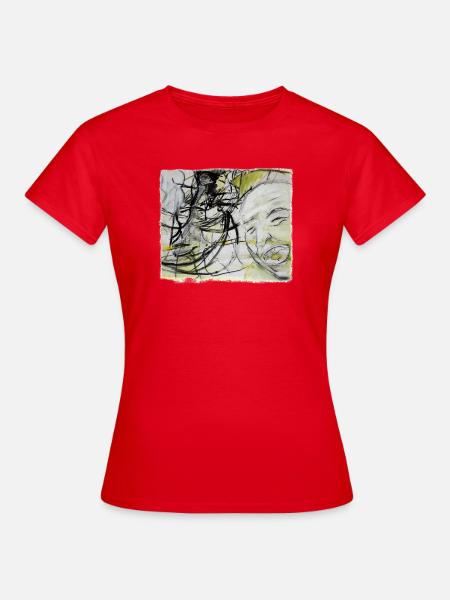 Un vieil homme se souvient - T-shirt Femme - rouge