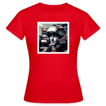 Formule Senna - T-shirt Femme - rouge - Devant - AI Model Female 172 dark (172cm)