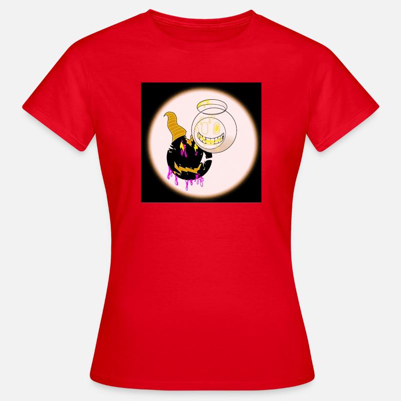 Angel and Devil Design - Women's T-Shirt - red