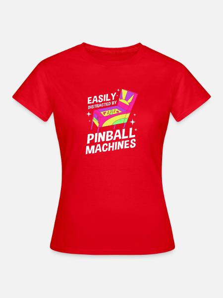Flipper Pinball - Frauen T-Shirt - Rot