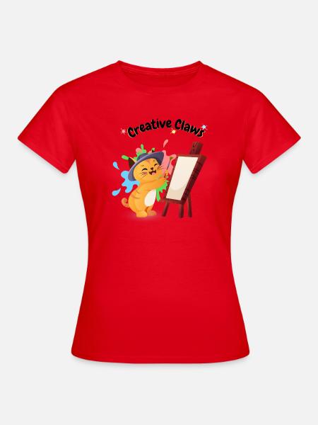 creative_claws - Frauen T-Shirt - Rot