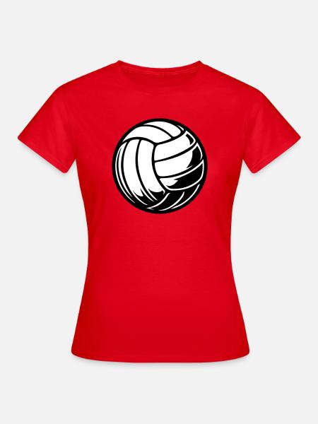 Volleyball Ball - Frauen T-Shirt - Rot