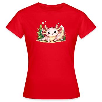 Petite créature - T-shirt Femme - rouge - Devant - AI Model Female 172 dark (172cm)