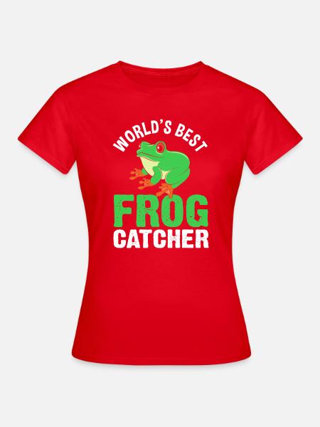Laubfrosch Frosch - Frauen T-Shirt - Rot