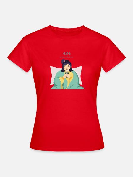 404 Motivation fehlt - Frauen T-Shirt - Rot
