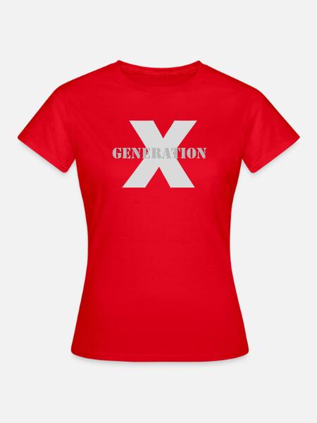 Generation X - Frauen T-Shirt - Rot